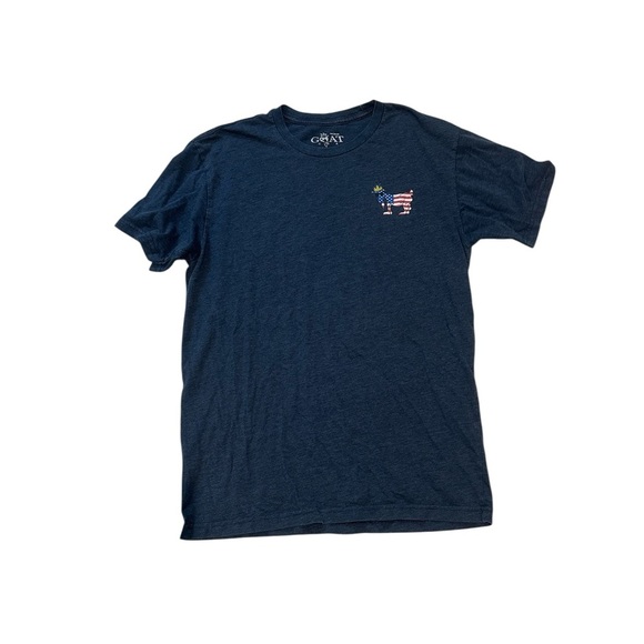 GOAT USA Freedom T-Shirt Navy Blue - Picture 2 of 8